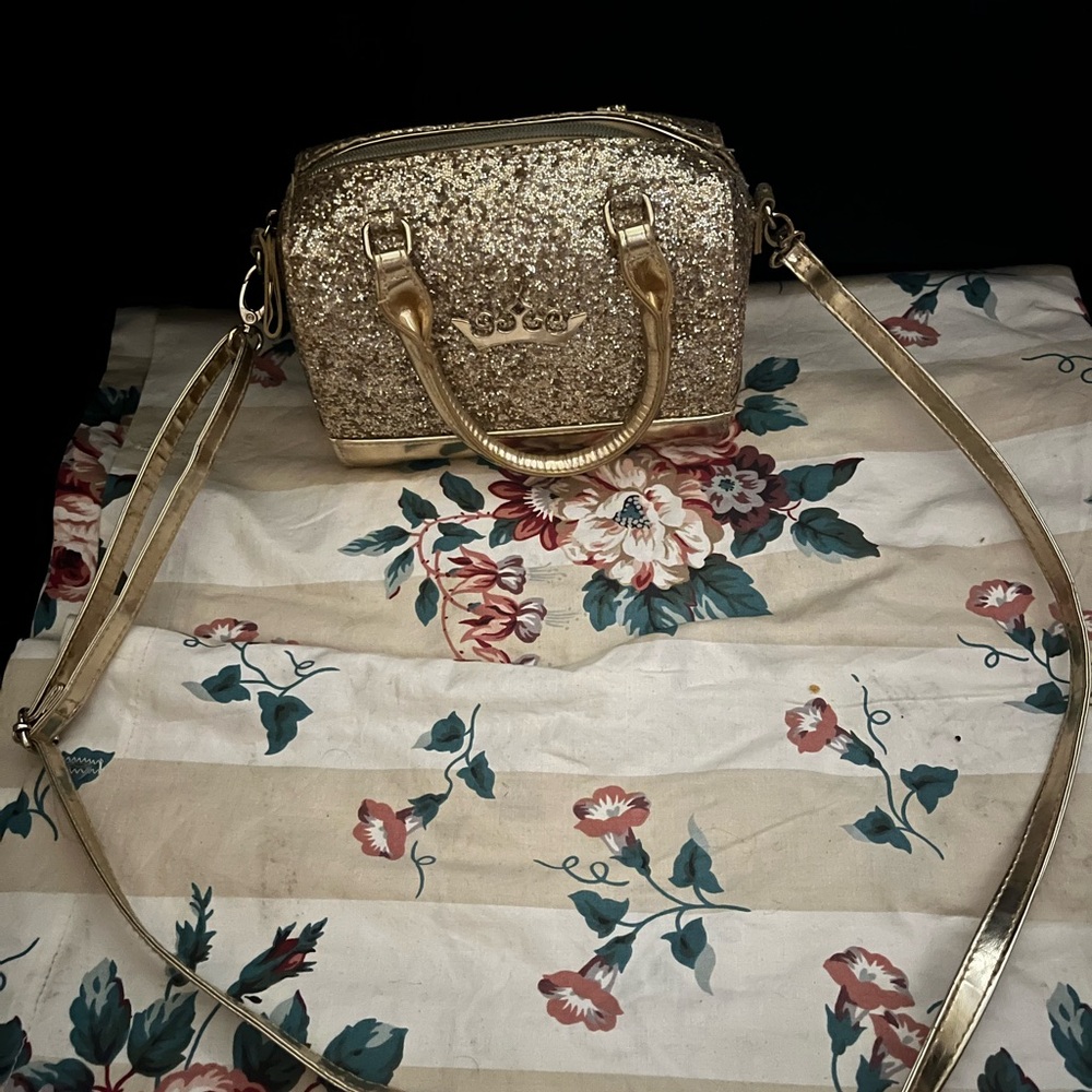 Gold Glitter Women's Handbag